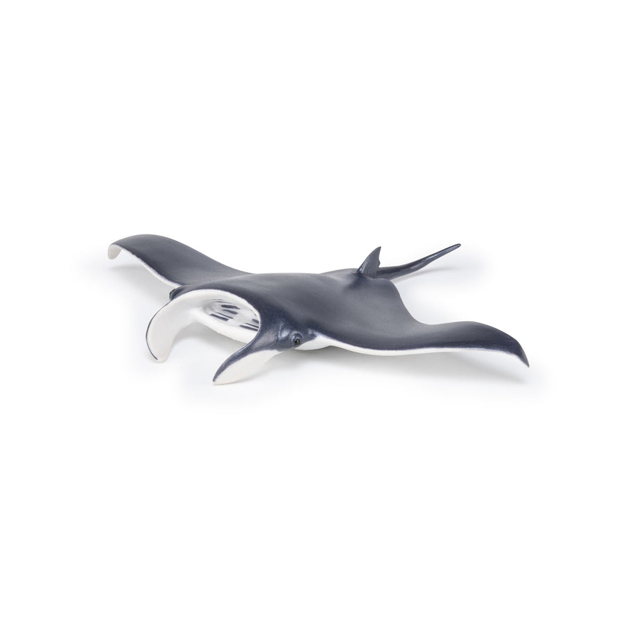 Raie manta Papo en PVC, Collection animaux marins, jouet éducatif idéal pour enfants et collectionneurs