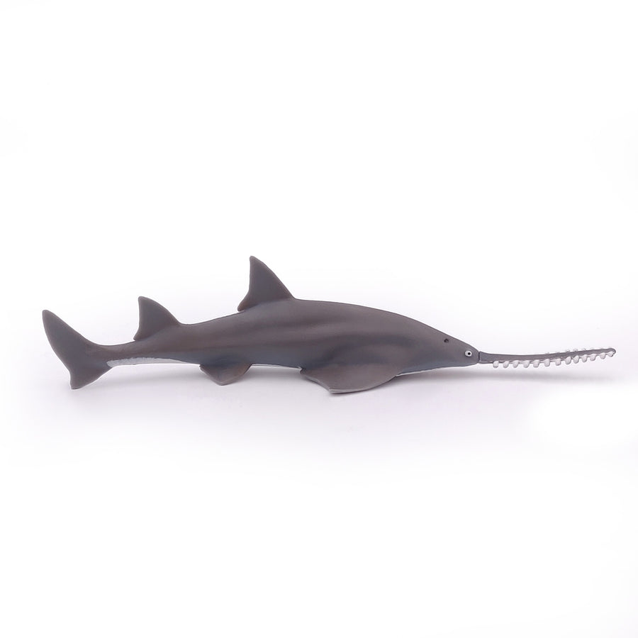 Poisson scie Papo en PVC, Collection animaux marins, jouet éducatif idéal pour enfants et collectionneurs