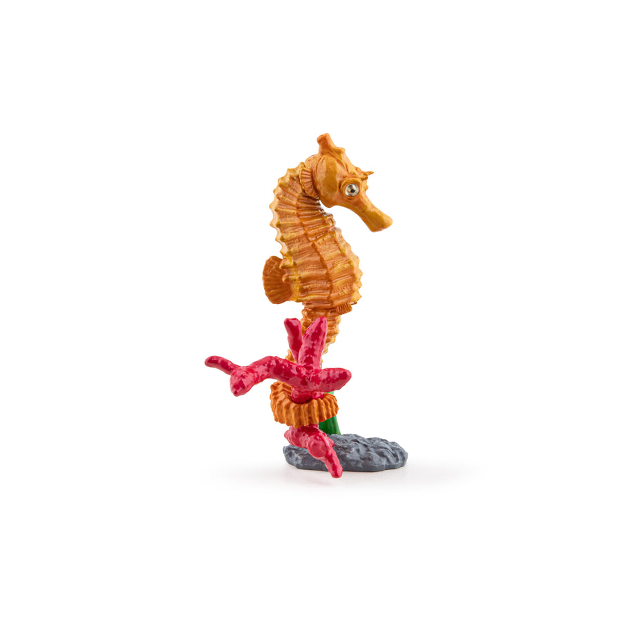 Hippocampe Papo en PVC, Collection animaux marins, jouet éducatif idéal pour enfants et collectionneurs