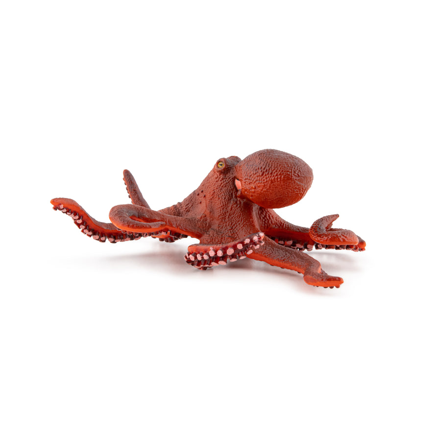 Petite pieuvre Papo en PVC, Collection animaux marins, jouet éducatif idéal pour enfants et collectionneurs
